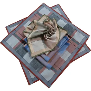 Látkový kapesník Etex s.r.o Kapesníky z česané bavlny světlá kostka