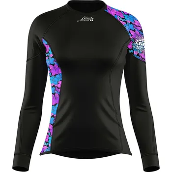 Dámské funkční triko dlouhý rukáv HAWAII černá Bamboo Ultra