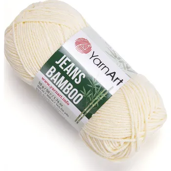 Příze Yarn Art Jeans Bamboo 103 jemná pastelově žlutá