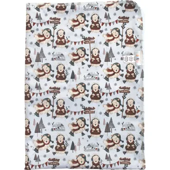 Přebalovací podložka Breberky Přebalovací podložka (PUL) - Ovčí radovánky, sv. modrý velur