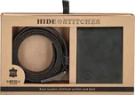 Dárkový set opasek a peněženka Hide & stitches Idaho - černý