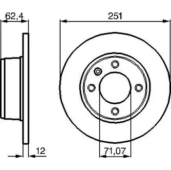 Brzdový kotouč Brzdový kotouč BOSCH 0 986 478 879