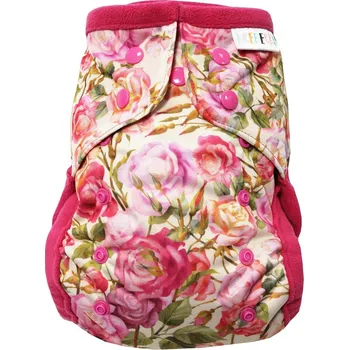 Plenkové kalhoty Breberky Kapsová plenka (M) - Růže PAT
