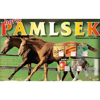 Pro koně Mikrop Horse pamlsek 2,5 kg Příchuť:: Bylinky