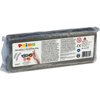 Modelovací hmota Plastelína Primo 550gr. - Šedá