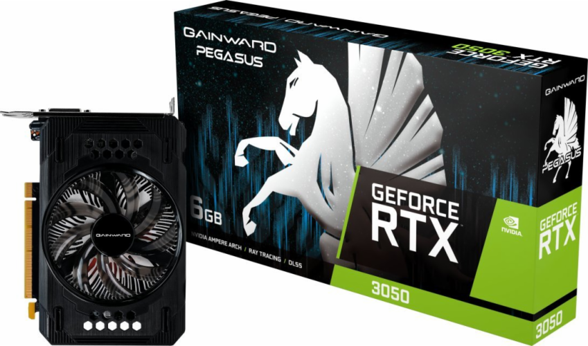 Gainward GeForce RTX 3050 Pegasus 6 GB (NE63050018JE-1070E) od 4 GAINWARD PEGASUS GEFORCE RTX 3060 12GB