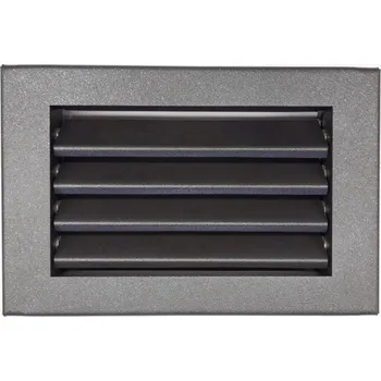 Větrací mřížka LAgrid s.r.o. Krbová rovná lamelová mřížka 30x13 Interiér Antracit