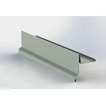 Závětrná lišta RŠ 250 1 bm Prachově šedá (RAL 7037)