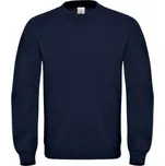 B&C Fairtrade mikina bez zipu přes hlavu, směs bavlna polyester Barva: modrá námořní, Velikost: M BCWUI20