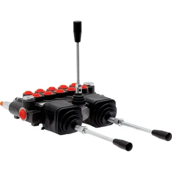 modulární přístroj a rozvaděč Hydraulický rozvaděč 5 sekční dvojčinný s 2 křížovými páky o průtoku 40l/min