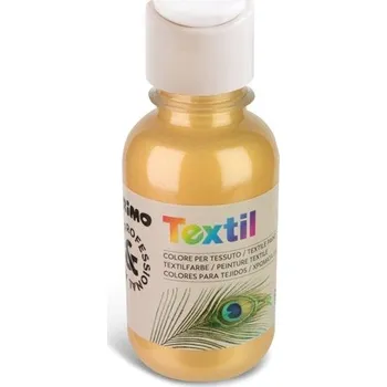 Výtvarná barva Barvy na Textil 125 ml - Metalická Zlatá