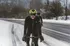 Cyklistická bunda Force F Frost černá/šedá