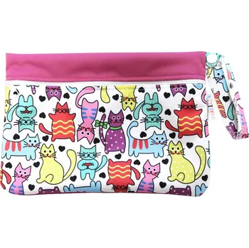 Pytel na pleny Breberky Pytel PUL - Kočky XS