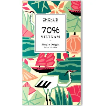 Čokoláda Choklid 70% Bean To Bar tmavá čokoláda - Vietnam