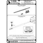 Master 1/35 17pdr SP M10 'Achilles' 76,2mm gun bar. (TAM)