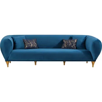 Pohovka Hanah Home Třímístná pohovka MEBLON modrá 867UNQ1552