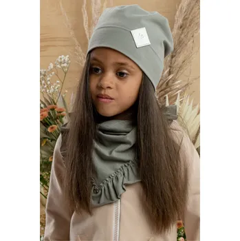 Čepice Přechodová čepice JAMIKS Seraphine barva: khaki, Rozměr: 52