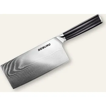 Kuchyňský nůž Sekáček Seburo SARADA Premium Chopper Damascus 180mm