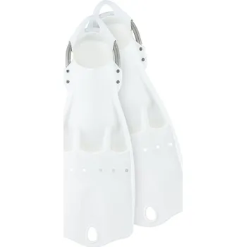 Potápěčské vybavení Ploutve Tecline Lightjet s ocelovými pružinami bílé Velikost: XL