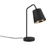 Černá stolní lampa s textilním stínidlem (výška 45 cm) Buddy – Reality ID_1621546