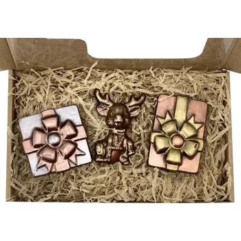 Čokoláda Chocolenka Vánoční překvapení č. 1 Čokoládová sada 58 % 200 g