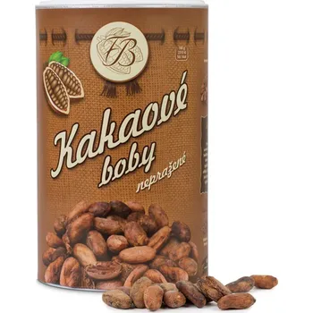 Kakaové boby nepražené, dóza 500g, Čokoládovna Troubelice