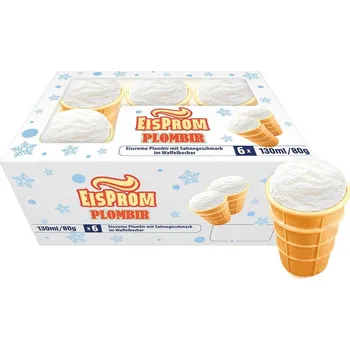 Zmrzlina Smetanová zmrzlina Plombir EisProm 6*80g