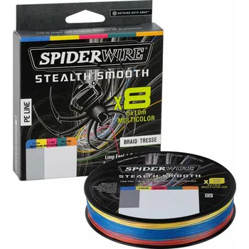 Spiderwire Šňůra Stealth Smooth 8 Multicolor 300m 0,15mm 16,5kg