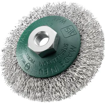 Brusný kotouč SIT Kónický kartáč kadeřavý - nerez (CO) 0,30 mm 120 22 12500 M14 Nerez