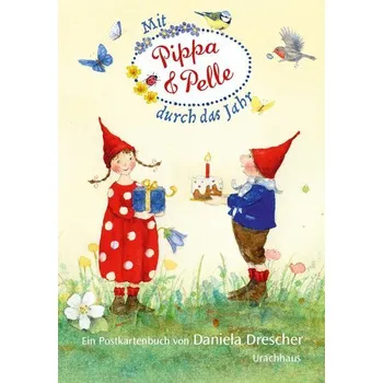 Postkartenbuch 'Mit Pippa und Pelle durch das Jahr' - Drescher, Daniela