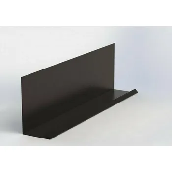 Plech Lemování zdí RŠ 250 1 bm Oříšková P.10 hladká