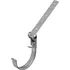 okap Marley UHOKMAOC upevňovací hák s otočným kloubem šedý 100 mm