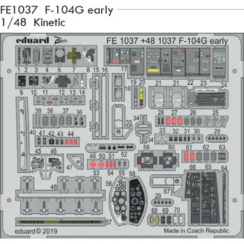 Plastikový model Eduard 1/48 F-104G early (KINETIC)