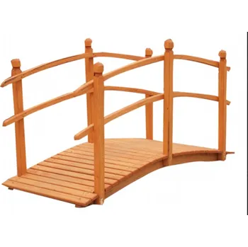 Zahradní můstek Jandrew Dřevěný zahradní můstek, dřevěná lávka 300x90 Jandr vyberte barevné odstíny: dub