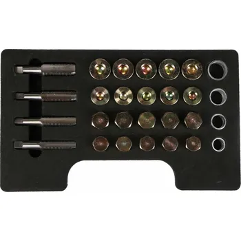 Závitořezný nástroj Sada na opravu závitů olejových van MECHANIC OIL PAN SET 64, 64ks SIXTOL