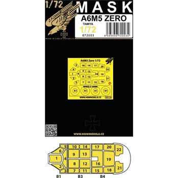 Plastikový model HGW 1/72 Mask A6M5 ZERO (TAM)
