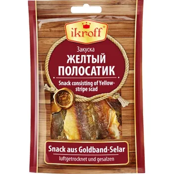 Sušené maso Zakuska Žlutý polosatik IKROFF 36g