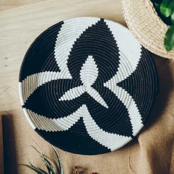 Úložný box Krásy Orientu Nástěnná proutěná dekorace Ajani