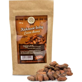 Kakaové boby nepražené, neloupané, Čokoládovna Troubelice Hmotnost: 500g