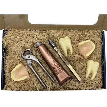 Čokoláda Chocolenka Čokoládová sada - Zubní sada prevence 58 %