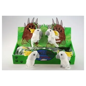 plyšák Plyš Kakadu klíčenka