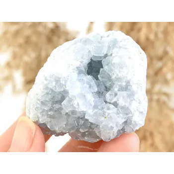 Přírodní kámen Drúza z celestýnu přírodní (Madagaskar) 136g