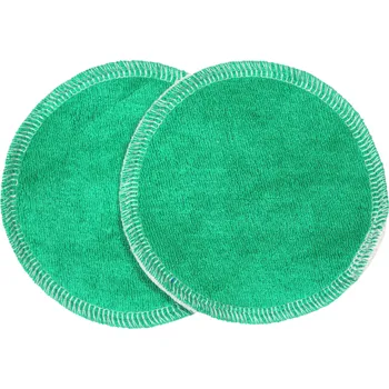 Těhotenské spodní prádlo Breberky BIO Vložky do podprsenky - Zelená (bambusovo-biobavlněné froté)