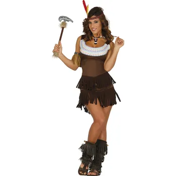 Karnevalový kostým Guirca Kostým indiánky Sioux Velikost - dospělý: M