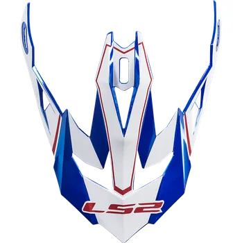 Helma na motorku LS2 Helmets LS2 PEAK MX470 POWER CHROME BLUE