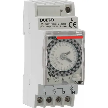 Spínací hodiny Elektromechanické spínací hodiny Vemer DUET-D