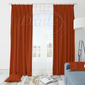 Dante Látka Blackout UNI 130 cihlová na závěsy, polštářky - 50 x 50 cm