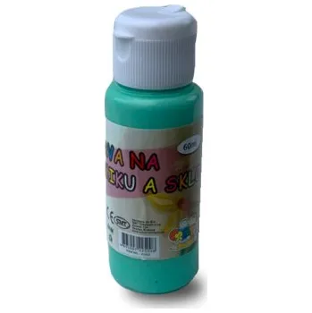 Speciální výtvarná barva Akrylová barva na sklo a keramiku 60ml- kobaltová zeleň