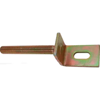 Držák plotového pole tvar L galvanicky zinkovaný