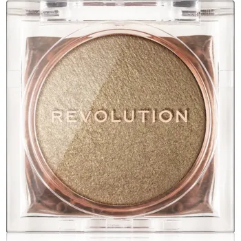 Rozjasňovač Makeup Revolution Beam Bright kompaktní pudrový rozjasňovač odstín Golden Gal 2,45 g
